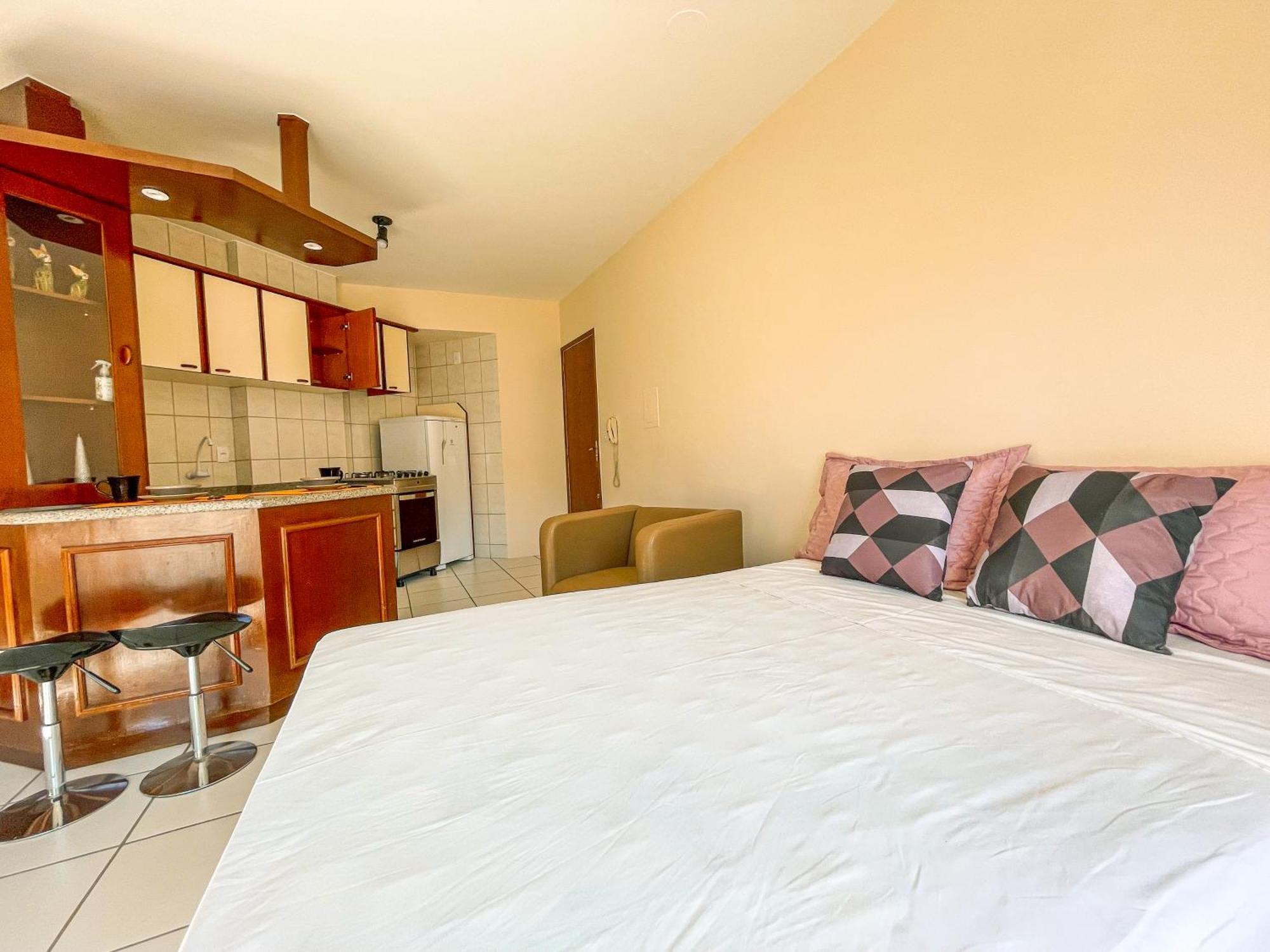 Studio No Centro: Piscina, Academia E Garagem N209 Florianópolis 外观 照片
