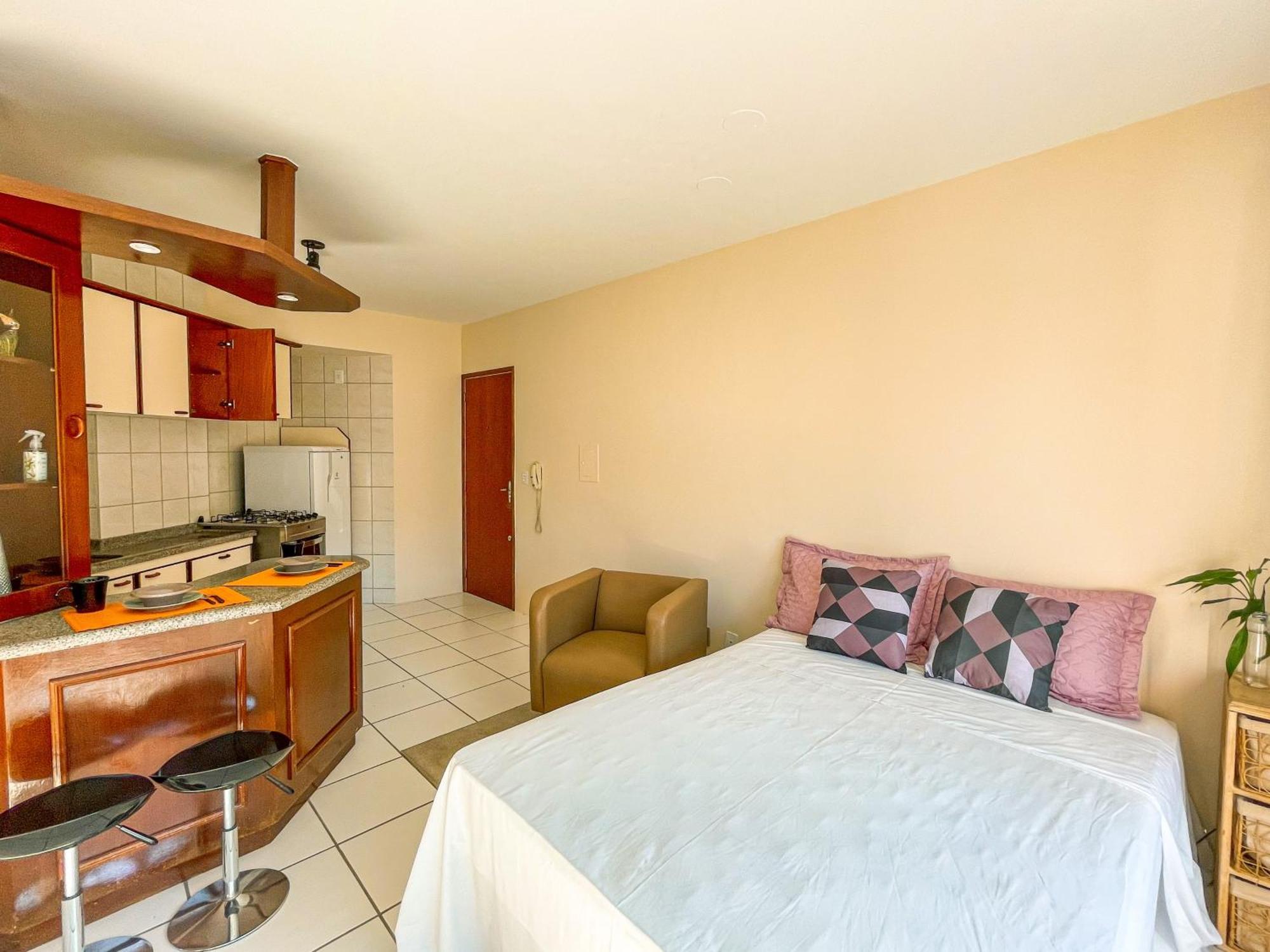 Studio No Centro: Piscina, Academia E Garagem N209 Florianópolis 外观 照片